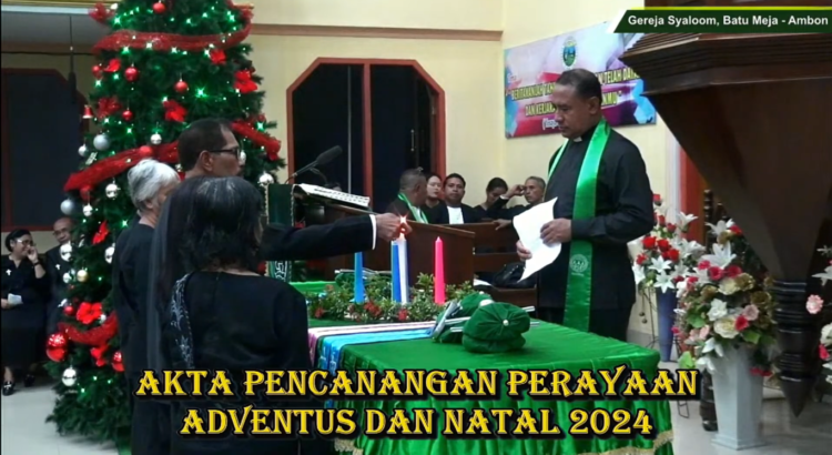 JEMAAT SYALOOM CANANGKAN MINGGU-MINGGU ADVENTUS & NATAL 2024